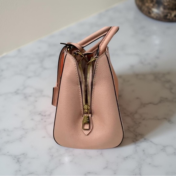 Authentic Louis Vuitton Montaigne BB โ Rose Poudre Monogram Empreinte Leather - Picture 6 of 10
